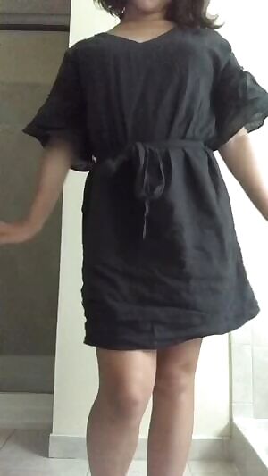 in public, you can’t see that I’m not wearing anything except this dress