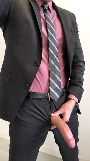 Suited up and working hard