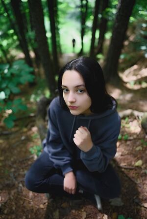 Public Flashing Ai Generated Brunette Cute