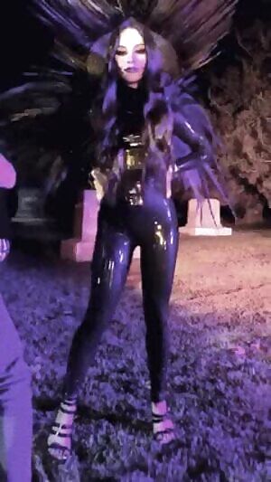 Vanessa Hudgens in latex