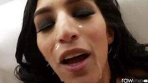 Cum Covered Face Fucking