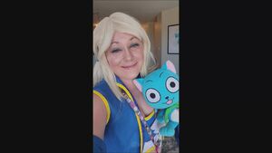 Selfies Blonde Cosplay Costume Cute