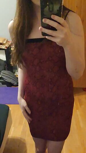 Do you want to see what I'm hiding under my dress?