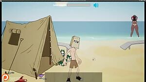footage from the game Fuckerman: Beach