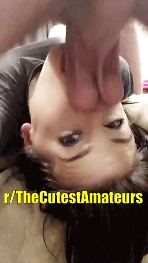 Taking It In Her Throat Like A Champ!