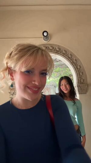 In blue