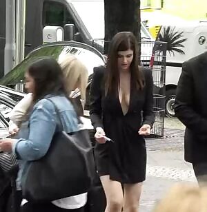 Braless Alexandra Daddario