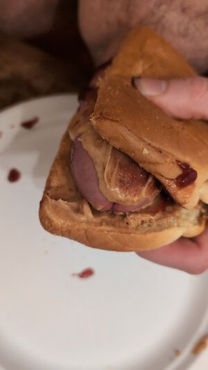 Food Play Circumcised Cock Cum Jerk Off