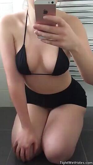 literally dripping wet