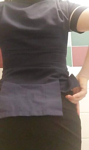 So horny at work; send a hand ir a large...