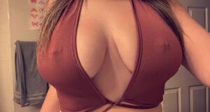 Braless Big Tits Cute Nipple Piercing