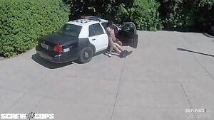Riding a cops dick caught on camera