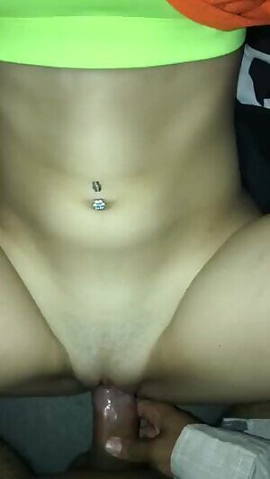 Struggling to contain her own screams