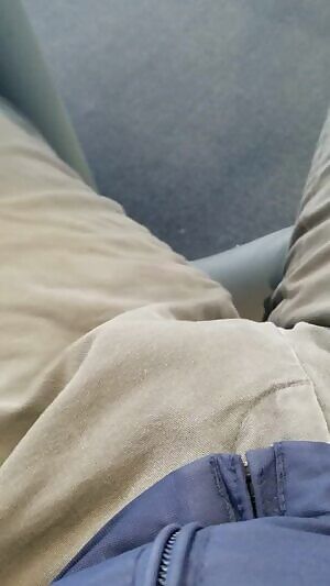 Throbbing hard at work