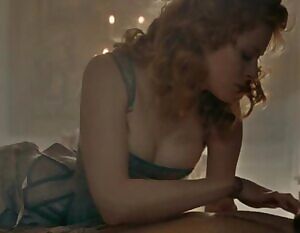 Emma Beecham Showing Lots of cleavage to help the plot - Musketeers.s01e01-1