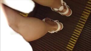 Upskirt No Panties Stairs!