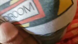 Watching Porn, Big Tits Toy, Frottage Fun With Thrusting Dildo, Loud Cum GIF