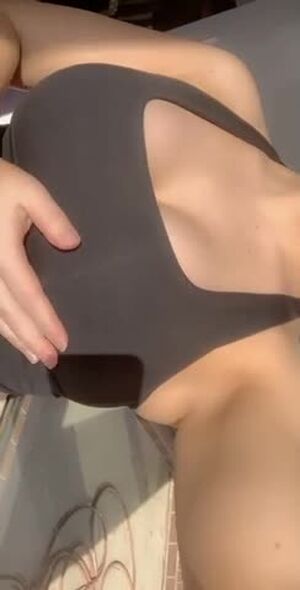 My tight sports bra hides them well.. 😏