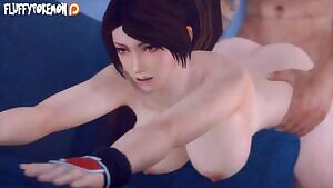 Mai Taken Against The Couch