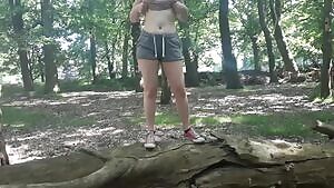 Titty drop in the trees