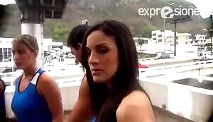 Alina Lopez in Black Lingerie