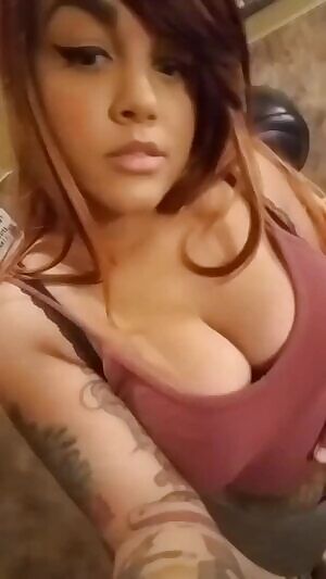 SHHH! lashing my tits in in the bathroom!