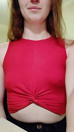 My fuck buddy cancelled on me so guess I'll be playing with my own tits instead