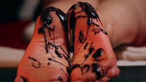 Mom Feet BareFootMilf Food Fetish Messy