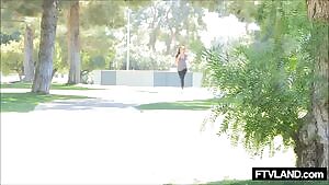 This is how you jog, girls.