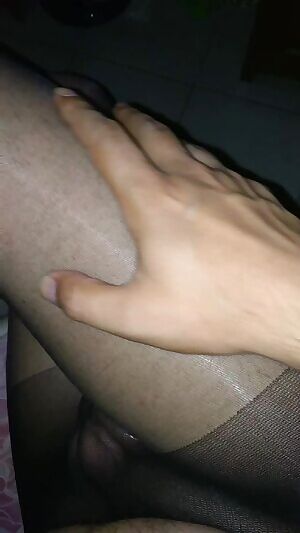 Fondle my nylon covered assets