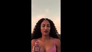 American hurdler Queen Claye