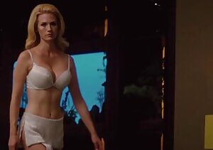 January Jones sexy lingerie