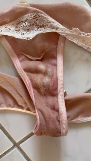 XTREME GUSSETS Brunette Lingerie Panties Wet Pussy
