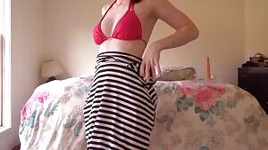 Bikini Cutie! Rides and gets cum on :) Little biniki lookin good while I take your D