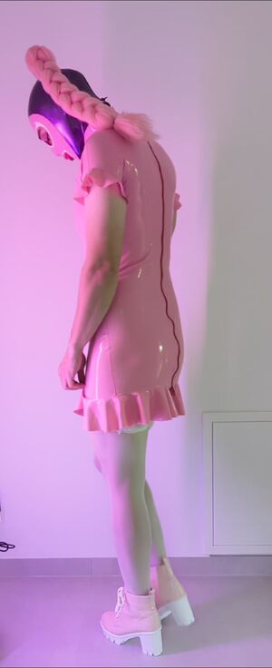 Shiny Clothes Crossdressing Femboy Fetish High Heels