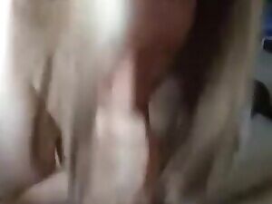 Her pretty small tits gets big load of cum