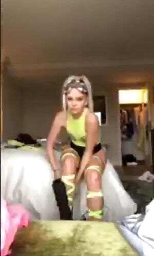 Jordyn Jones flaunting it