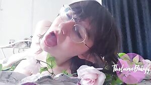 Real orgasm with ahegao, I look so mindless!