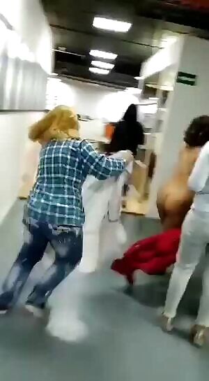 Her Friends Asked Her To Run Around Naked At Work And She Did It!