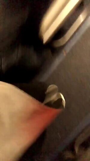 Madison Ivy on a plane showing off her goods again