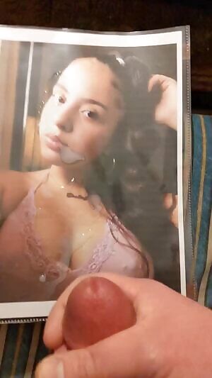 Cum Tribute Part 2 of 2: My second cumshot in under 10 minutes for hot teen already covered in cum from my first load