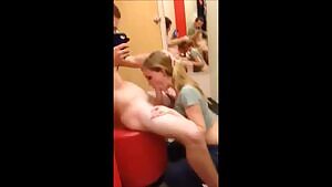 BJ inside the Target changing room