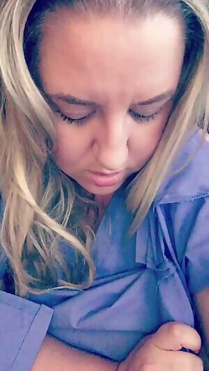 Stripping of my scrubs 👀