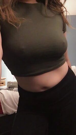 I just want it to be summer already so i can wear my crop tops, but then my nips remind me it’s still cold af 😂