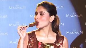 Kareena Kapoor teaches sucking ice-cream