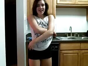 Stripping in the kitchen