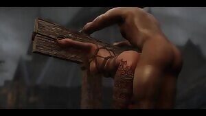 Criminal put in pillory and left out in the rain.