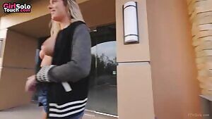 flashing her perfect ass