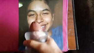 18 year old latina teen with braces gets a load