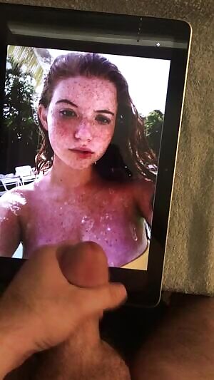 My best load yet for huge tits redhead